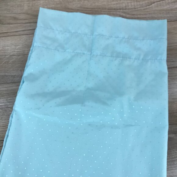 Vintage Pastel Blue & White Lace Baby Crib Bedding Set, Bumper Pad Ruffle Skirt - Picture 10 of 13